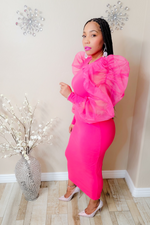 Ms. Glam Dress- Pink