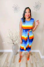 Ms. Delightful Dress (Orange)