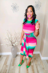 Ms. Delightful Dress (Pink)