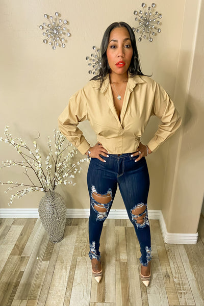 Ms. Preppy Top- FINAL SALE