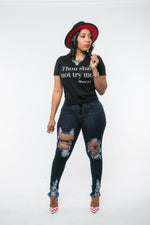 GET EM' GIRL DISTRESSED JEANS