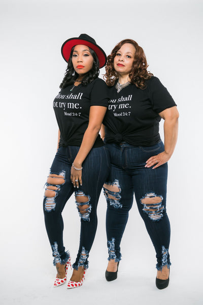 GET EM' GIRL DISTRESSED JEANS