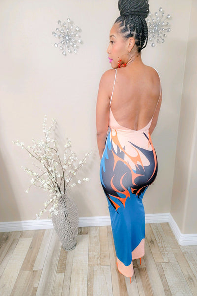 Ms. Snatched Maxi Dress- FINAL SALE