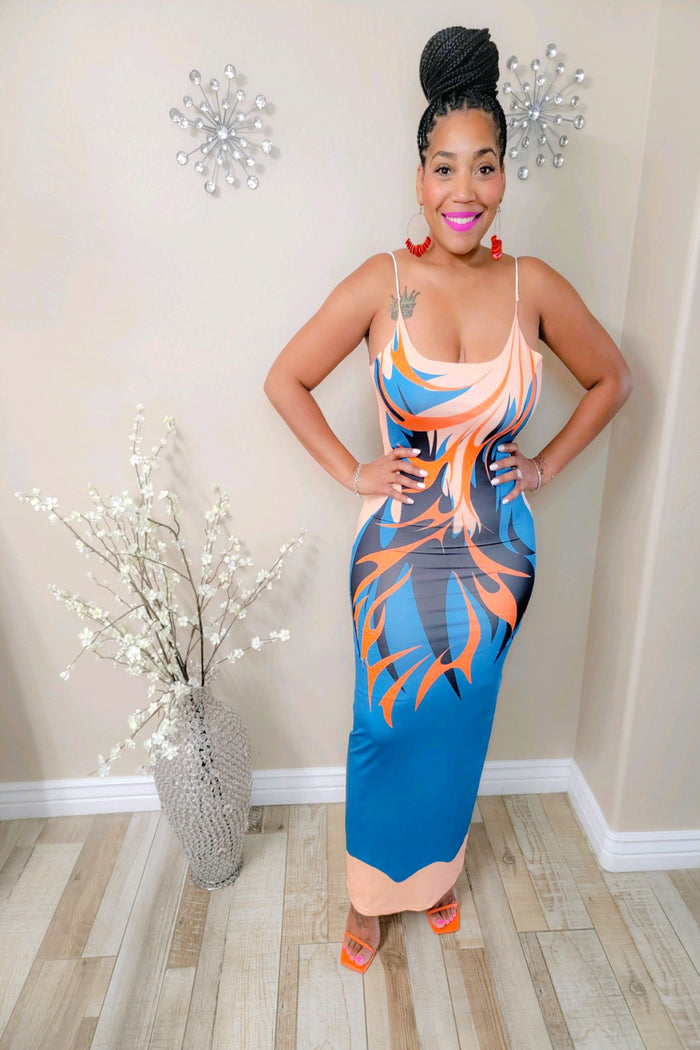 Ms. Snatched Maxi Dress- FINAL SALE – La'Shae House of Style